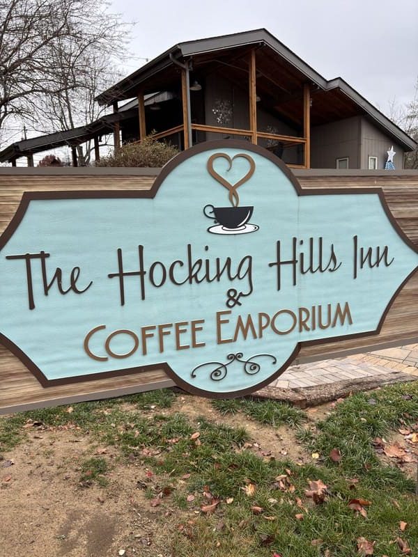 Coffee in Hocking Hills? The Hocking Hills Inn and Coffee Emporium is our go-to.